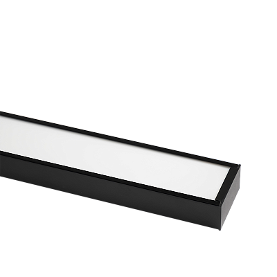 Светильник светодиодный PSO-01 24w 4000K BLACK 1200х70 IP40